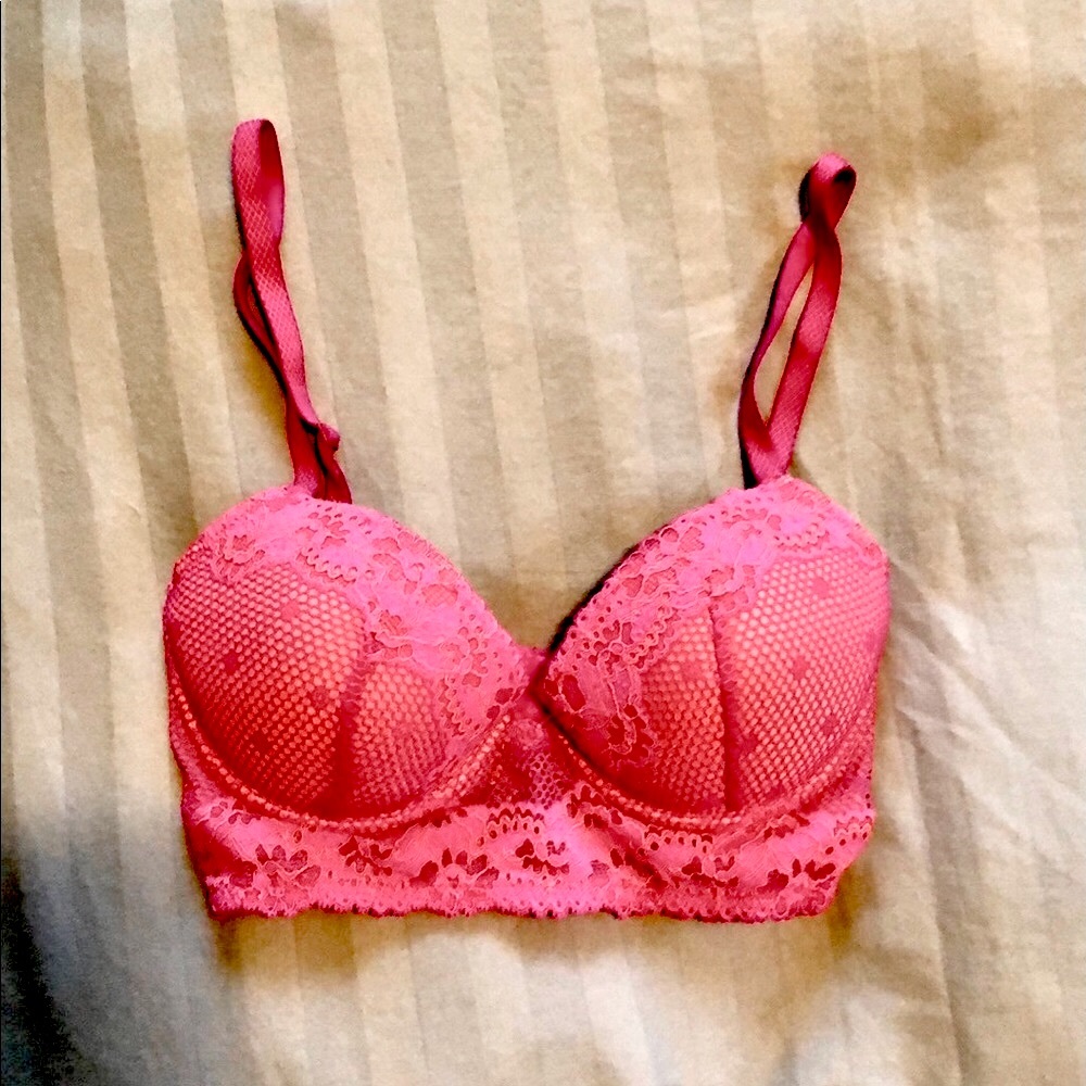 Natori Pink Etoile Contour Lace Bra
